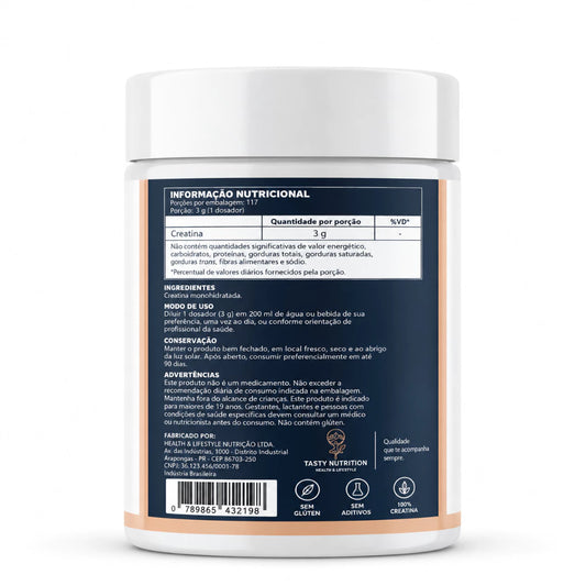 Creatina Monohidratada 100% Pura 350g