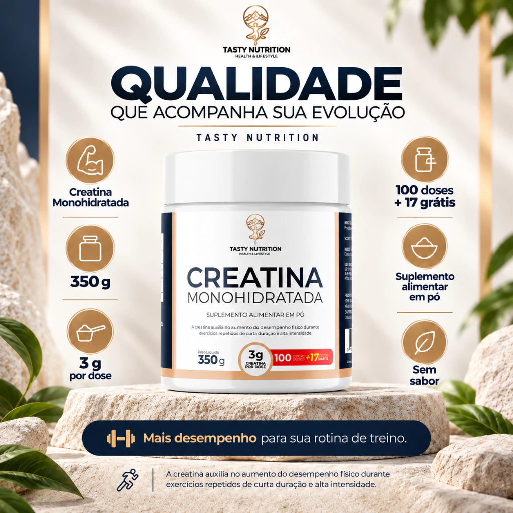 Creatina Monohidratada 100% Pura 350g