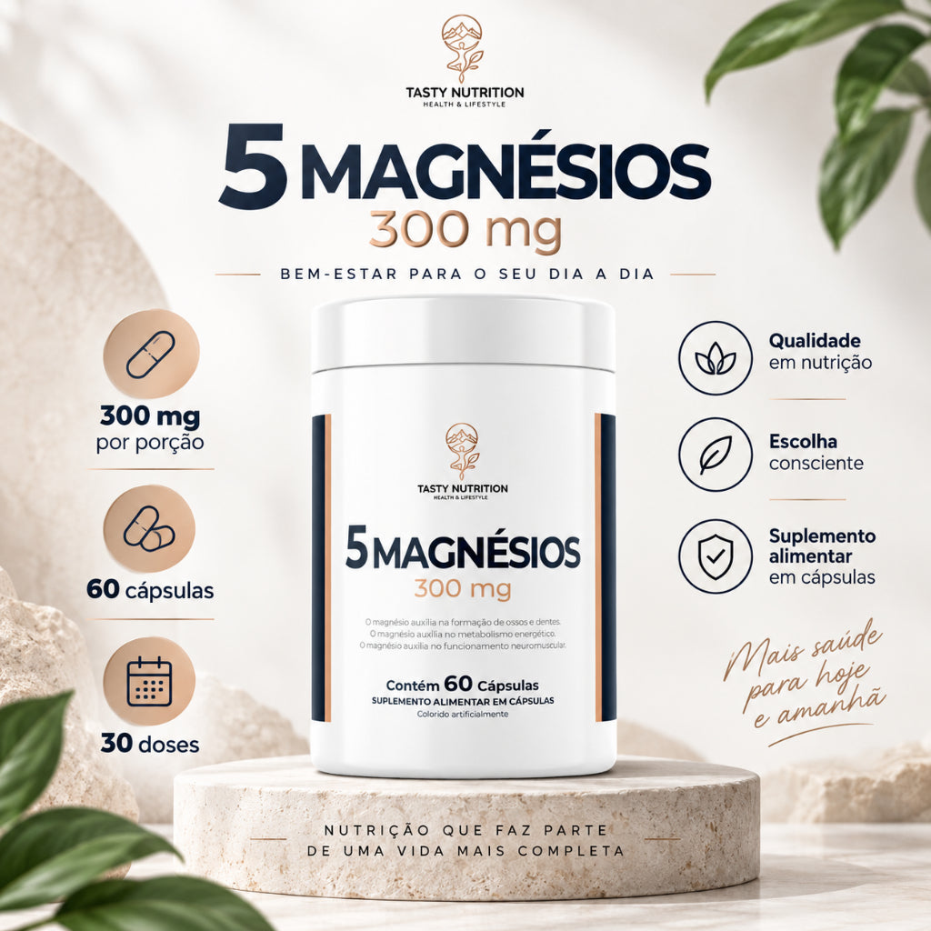 5 Magnésios 300mg