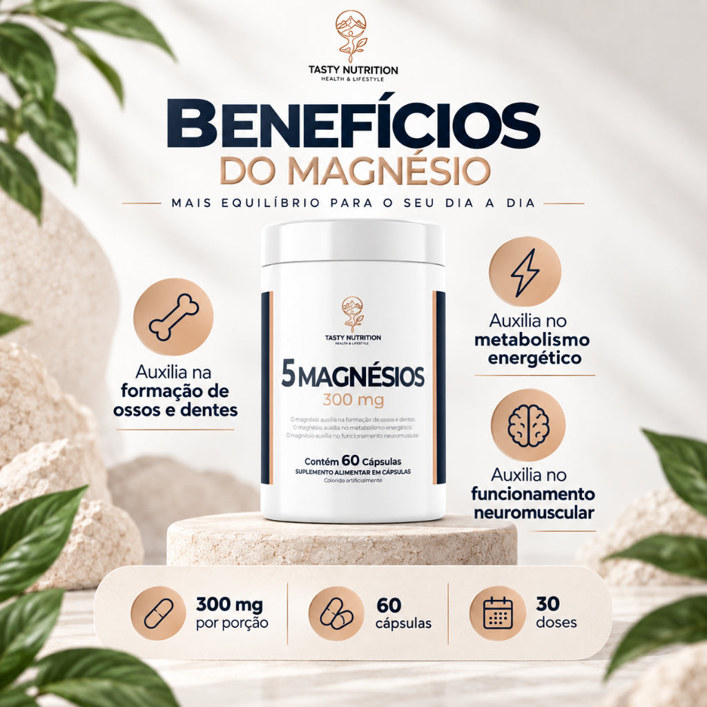 5 Magnésios 300mg