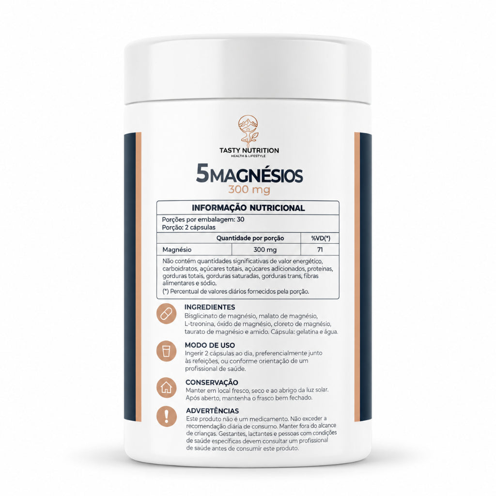 5 Magnésios 300mg