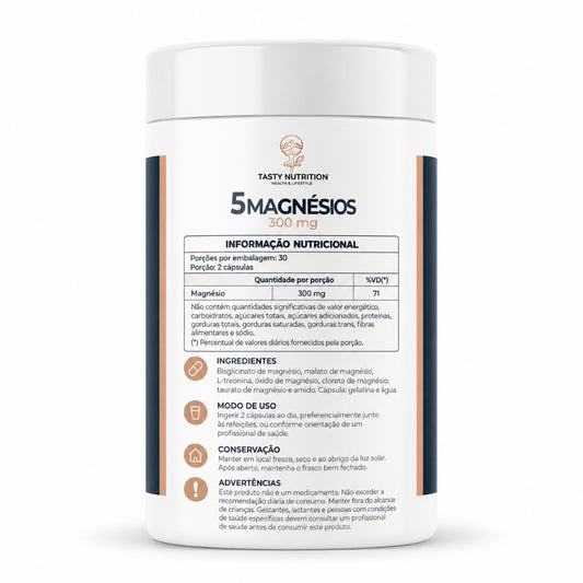5 Magnésios 300mg