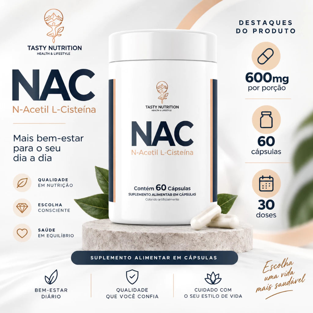 NAC N-Acetil L-Cisteína 600mg